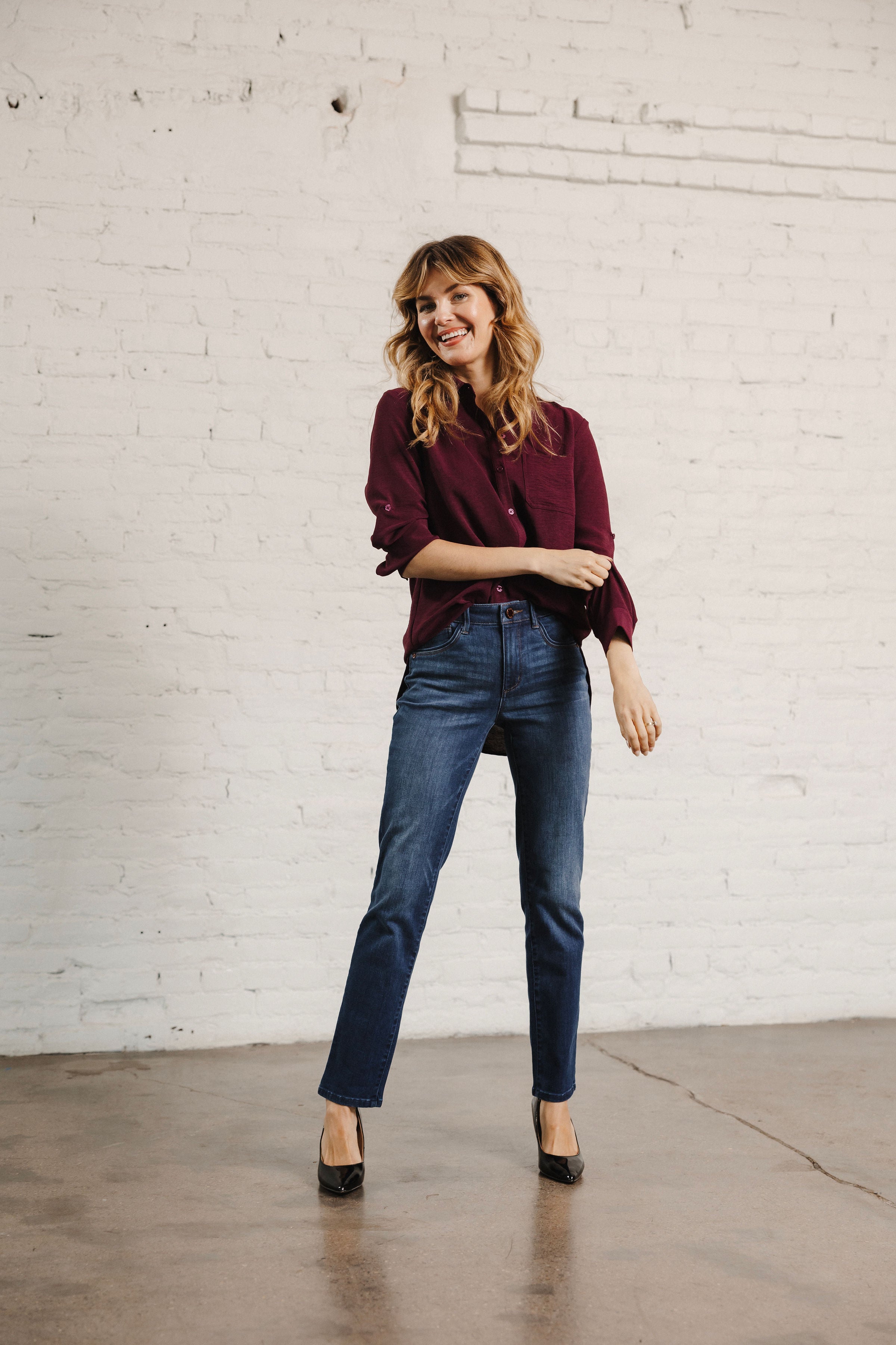 Mac and Me “AB” Solution High Rise Straight Leg