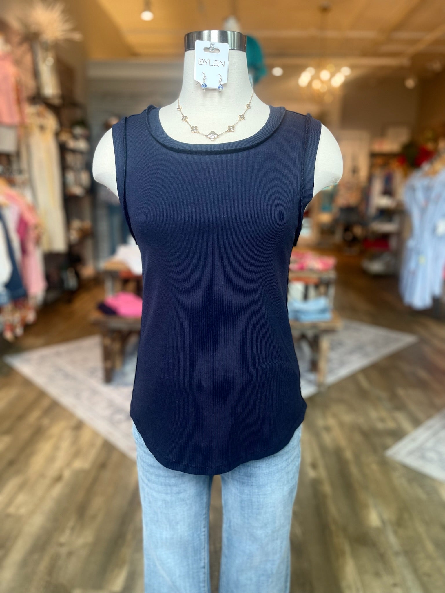 Mac and Me Ribbed Muscle Tank